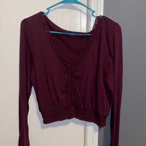 Maroon blouse